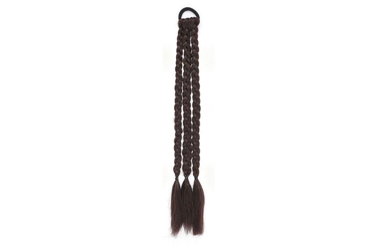2Pcs 45cm Three-Strand Braiding Hair for Wigs and Hair Extensions