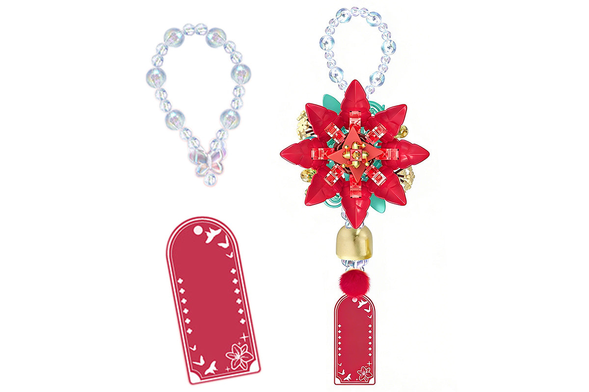 DIY Building Block Wind Chime Kit Hanging Ornament Compatible with LEGO