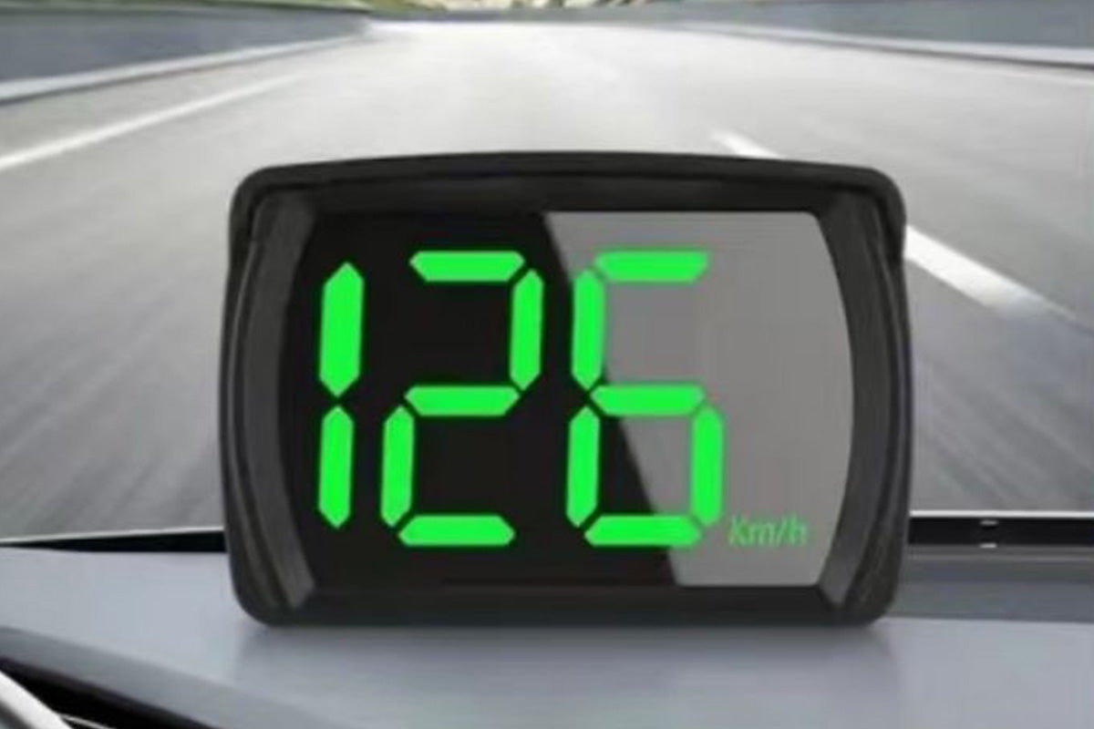 Car HUD Display Digital Speedometer KM/H for Vehicle Dashboard