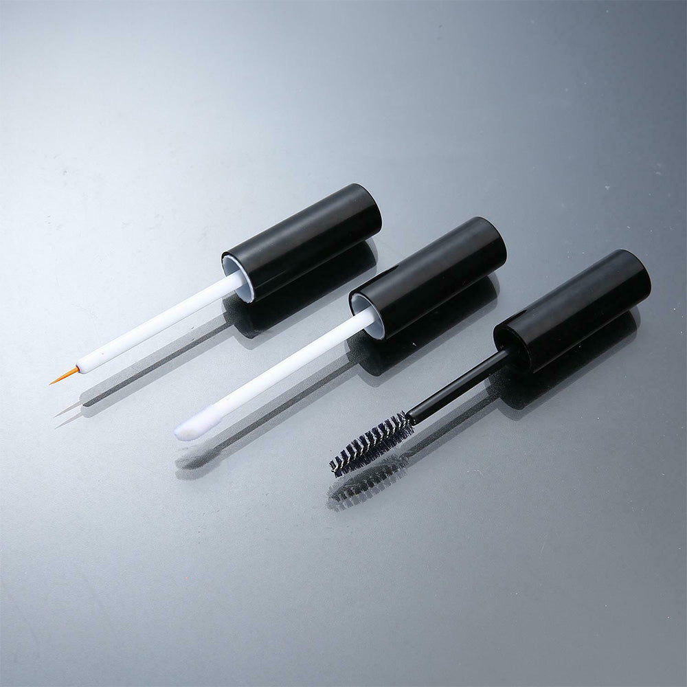 3-Piece 10ml Clear Cosmetic Tube Set with Funnels For Mascara, Lip Gloss & Eyeliner