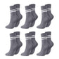 6 Pairs Non-Slip Yoga Cushioned Socks