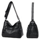 Two-Layer PU Leather Crossbody Bag for Women
