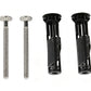 2Pcs M5 Quick-Lock Toilet Fixing Bolts with 18mm and 28mm Gaskets