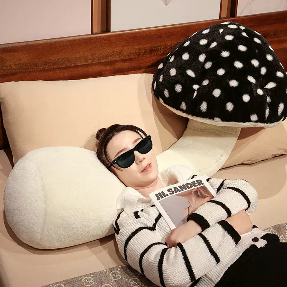 Mushroom Shaped Plush Stuffed Body Pillow