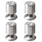 4 PCS Metal Furniture Legs Adjustable Stainless Steel Cabinet Feet for Bed Sofa Table