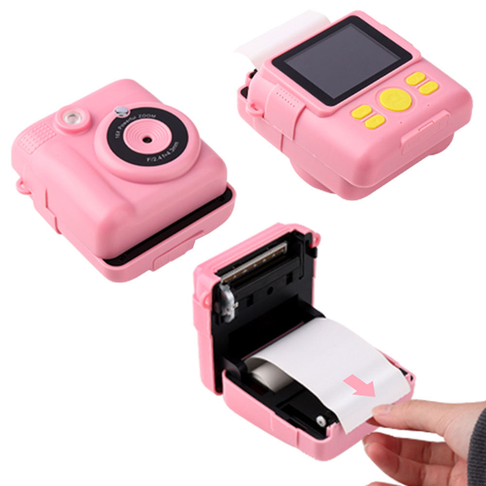 Instant Print Camera Zero Ink Print Photo Camera with 32G TF Card