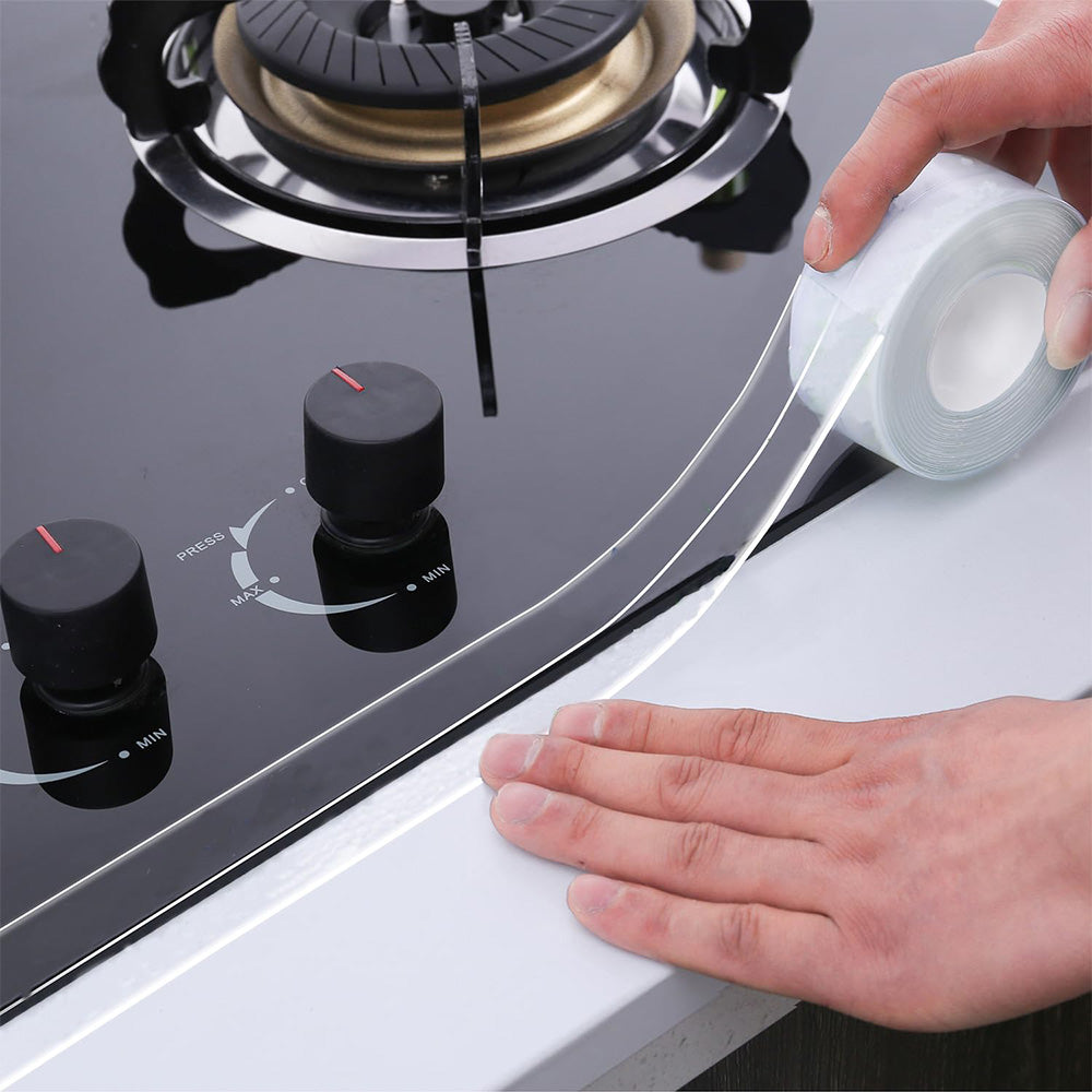 PVC Self-Adhesive Sealing Strip Water-Resistant Oil-Proof Caulk Tape for Kitchen Sink Toilet