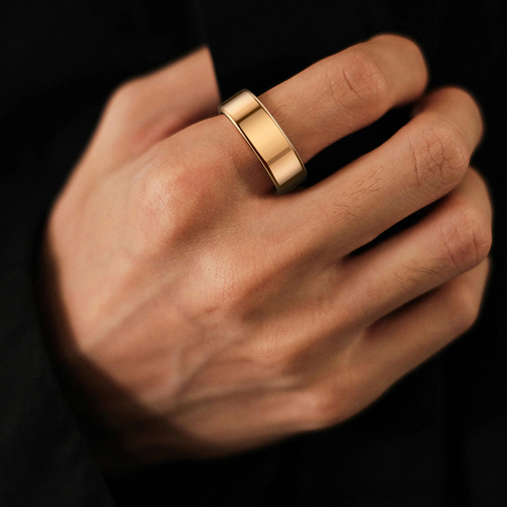 Smart Health Ring Tracking Heart Rate Blood Oxygen Sleep with Charging Case Waterproof