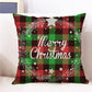 45x45cm Linen Christmas Pillow Cover Throw Pillowcase