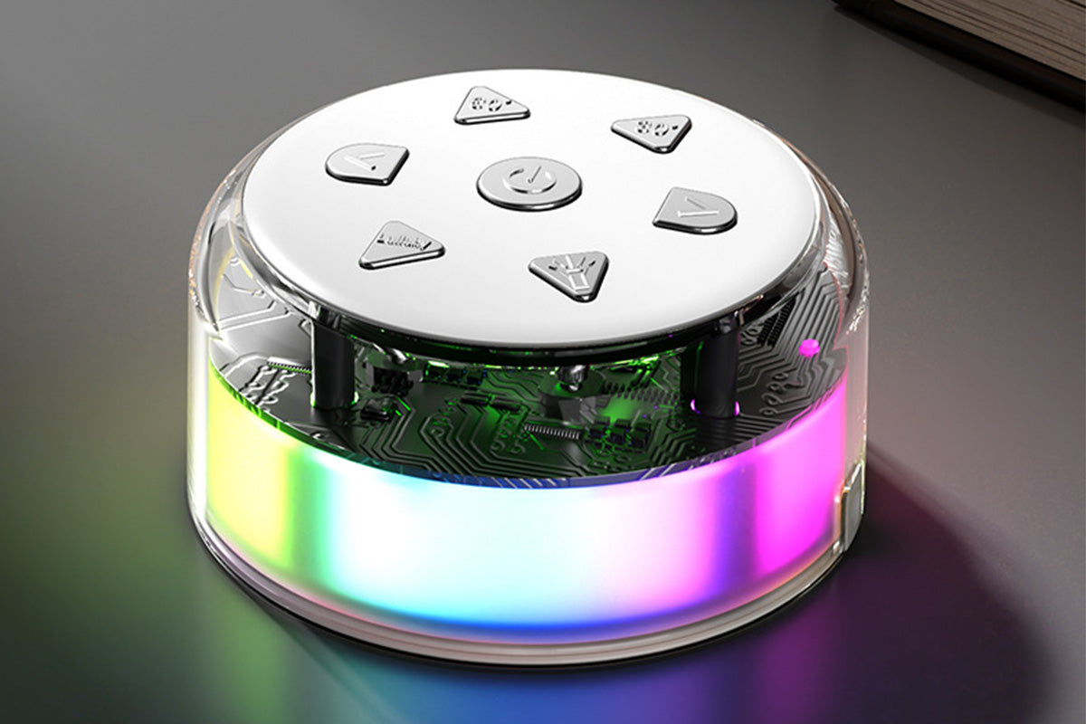 Portable White Noise Machine for Sleeping with Night Light Bluetooth Speaker Sleep Timer