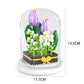 Light-Up Flower Building Blocks Kits with Dust Cover
