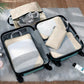 8 Set Compression Packing Cubes For Travel Essentials Expandable Luggage Storage Bags Set