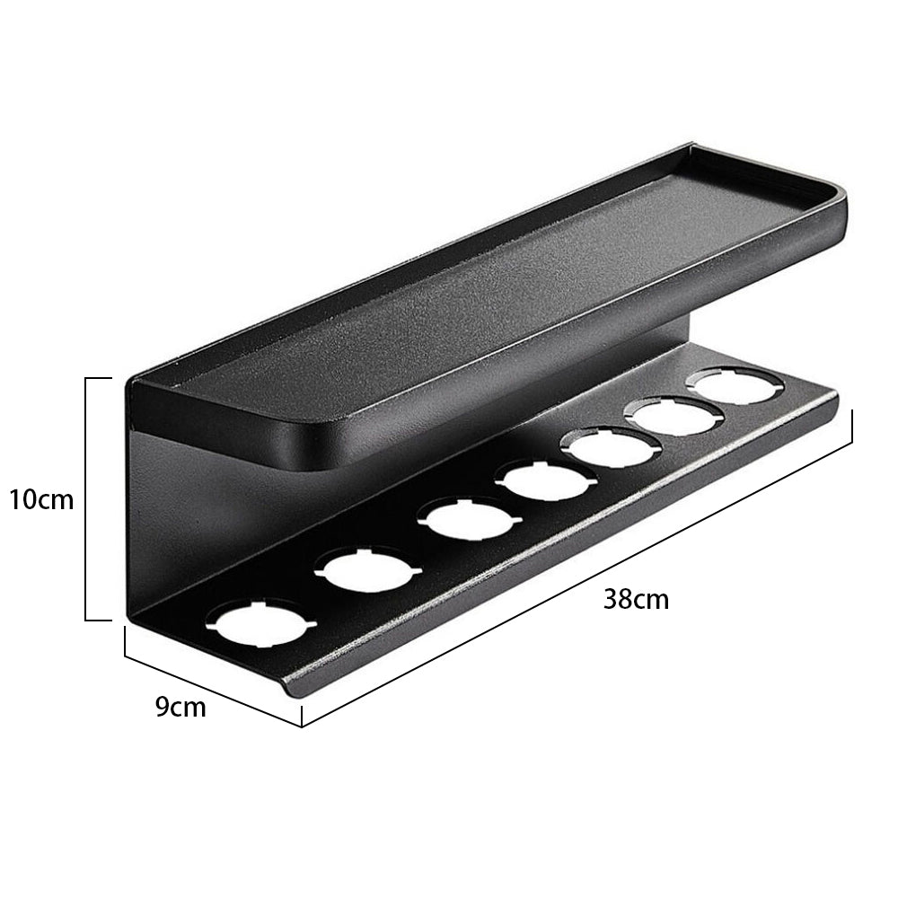 Barbershop Curling Wand Wall Mount Hair Dryer Rack for Dyson