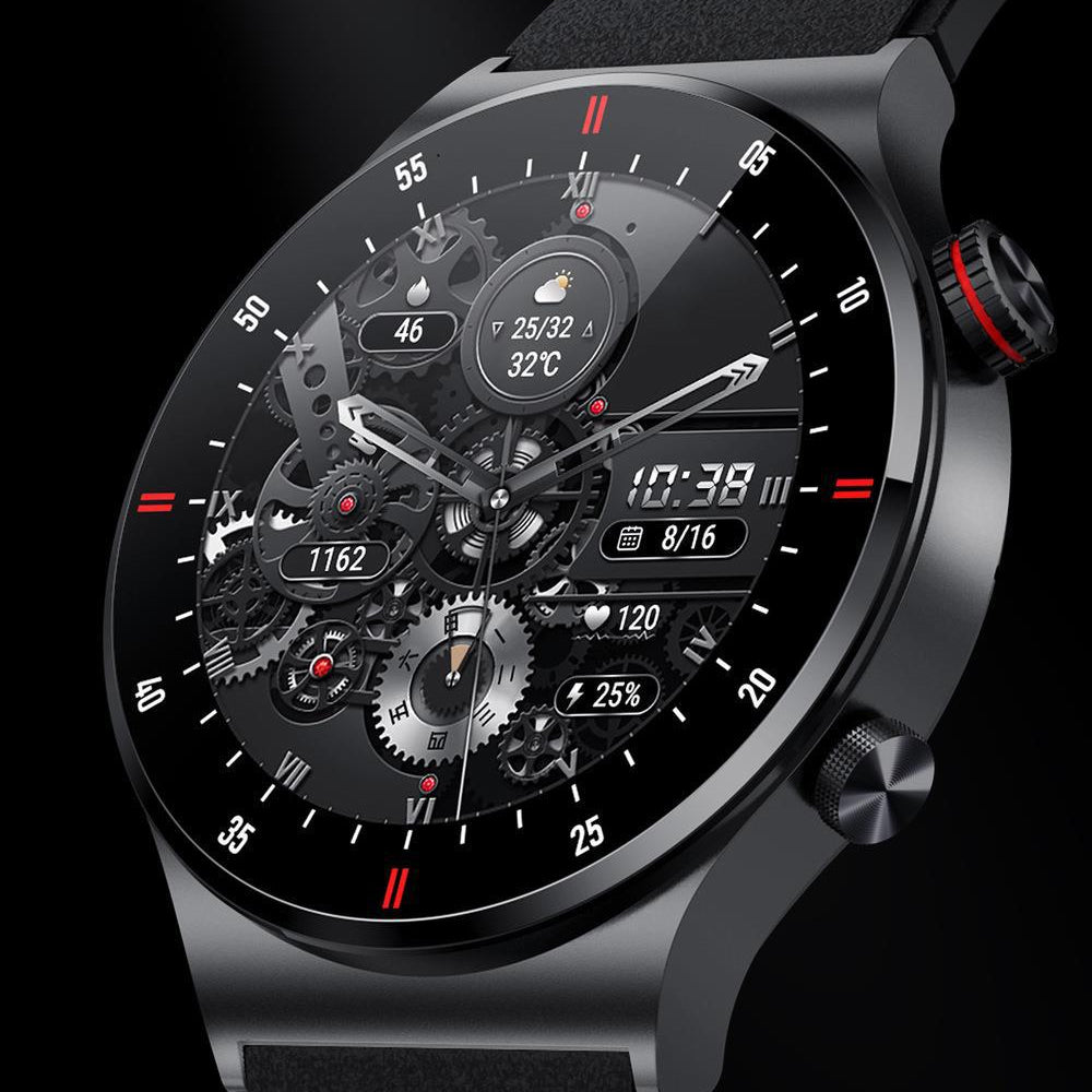 Sport Bluetooth Call Smart Watch With 1 Steel Strap and 1 Silicone Strap
