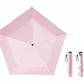 Black Coated Compact Folding Umbrella Lightweight Portable Pocket Umbrella