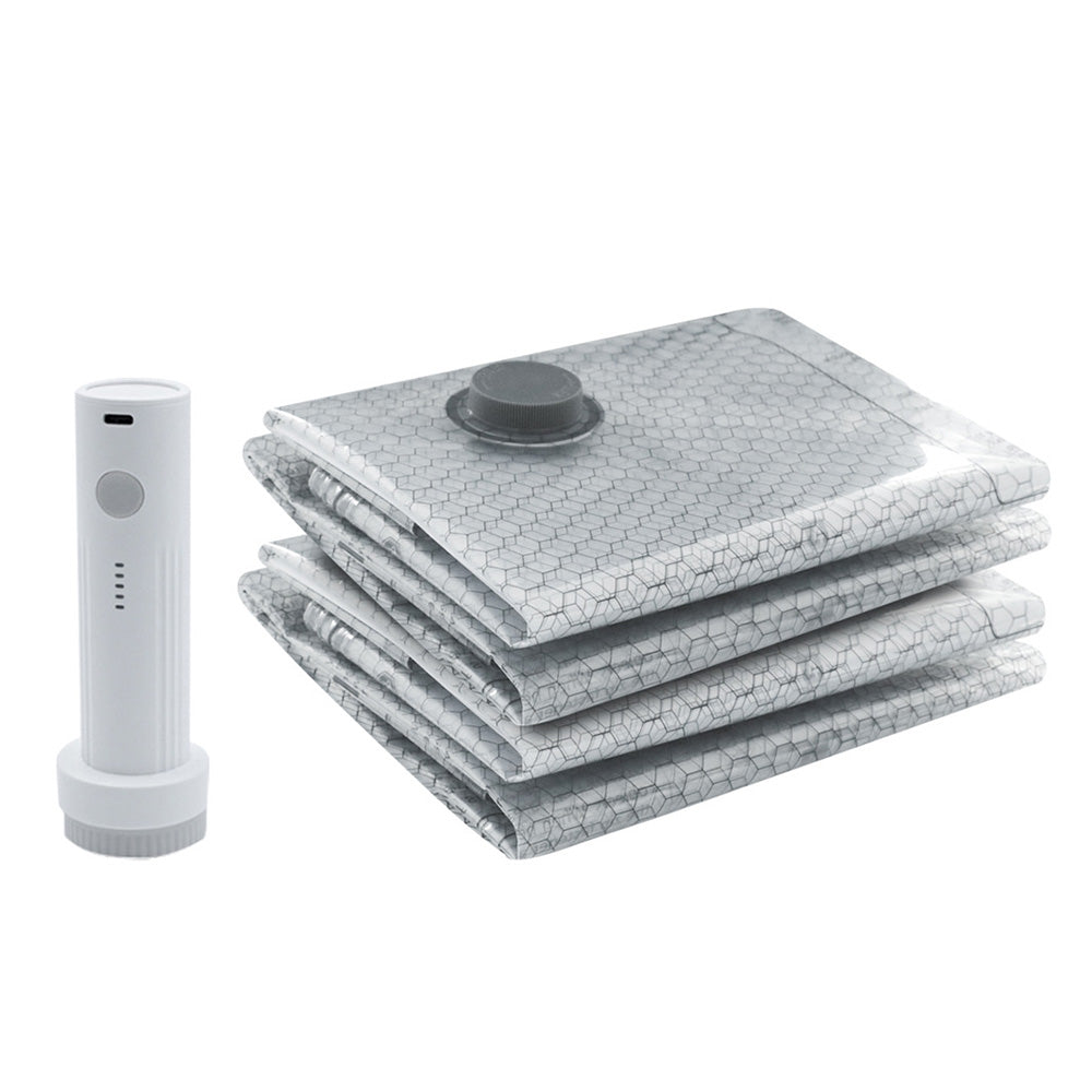 Rechargeable Electric Air Pump with 18PCS Travel Vacuum Storage Bag Set