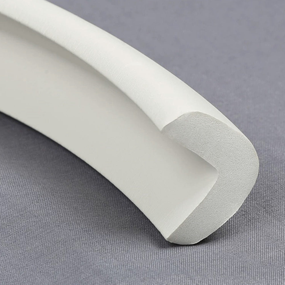 2 Pack 2m Self Adhesive L Shaped NBR Foam Table Edge Guards