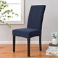 Jacquard Rhombus High Back Elastic Chair Cover