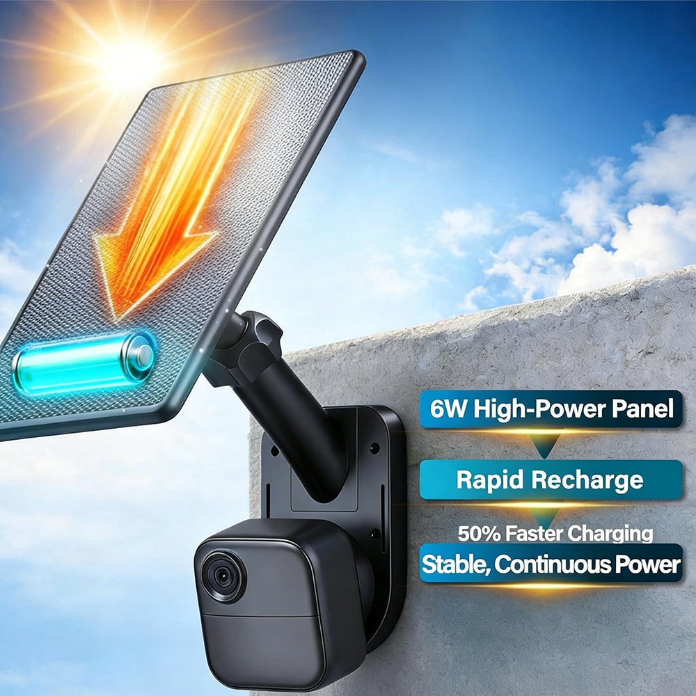 2Pcs Solar Panel and Wall Mount for Blink Outdoor 4 3 XT XT2 Camera