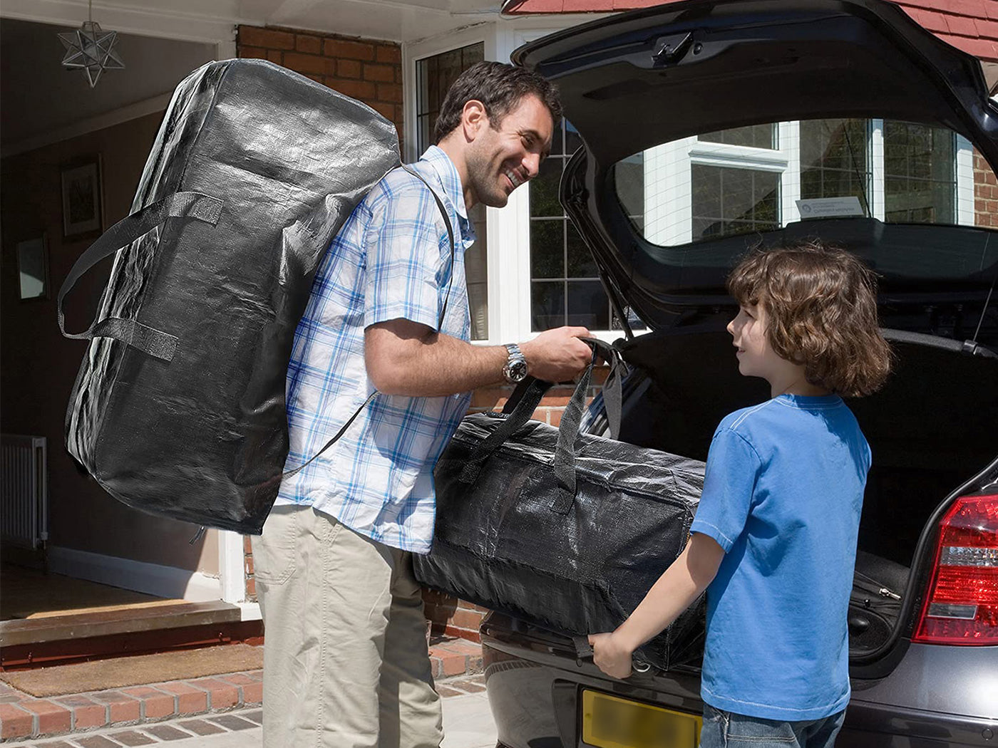 Moving Bags Large Storage Totes with Zipper Packing Supplies