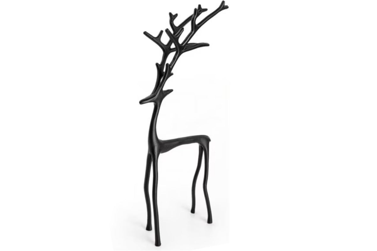 Christmas Reindeer Figurines Centerpieces Reindeer Decor for Coffee Table Fireplace
