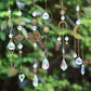 6Pcs Glass Sun Catcher Prism Hanging Kit with Chain