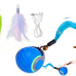 Interactive Cat Toy Ball Automatic Interactive Cat Toys Indoor with 3 Tails