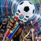 Soccer Theme Handheld Microphone Football Cheering Microphone Kids Microphone Toy Voice Amplifying Mic