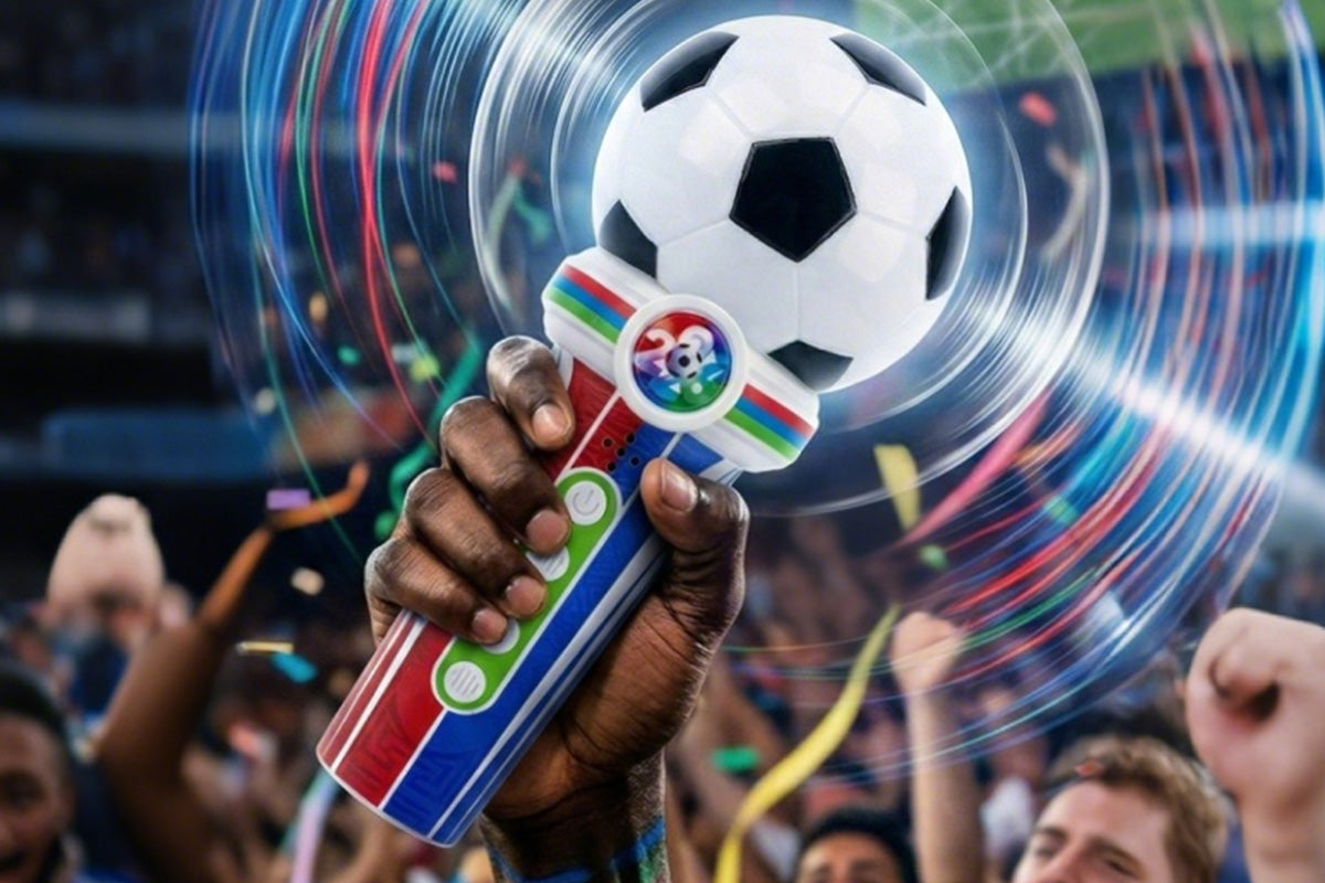 Soccer Theme Handheld Microphone Football Cheering Microphone Kids Microphone Toy Voice Amplifying Mic
