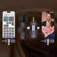 3 in1 Dual Wireless Microphone Lavalier Microphone for Android iPhone Camera Vlog Live