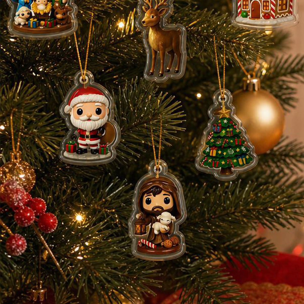 Christmas Advent Calendar 24 Day Countdown Set Xmas Tree Decor Gift