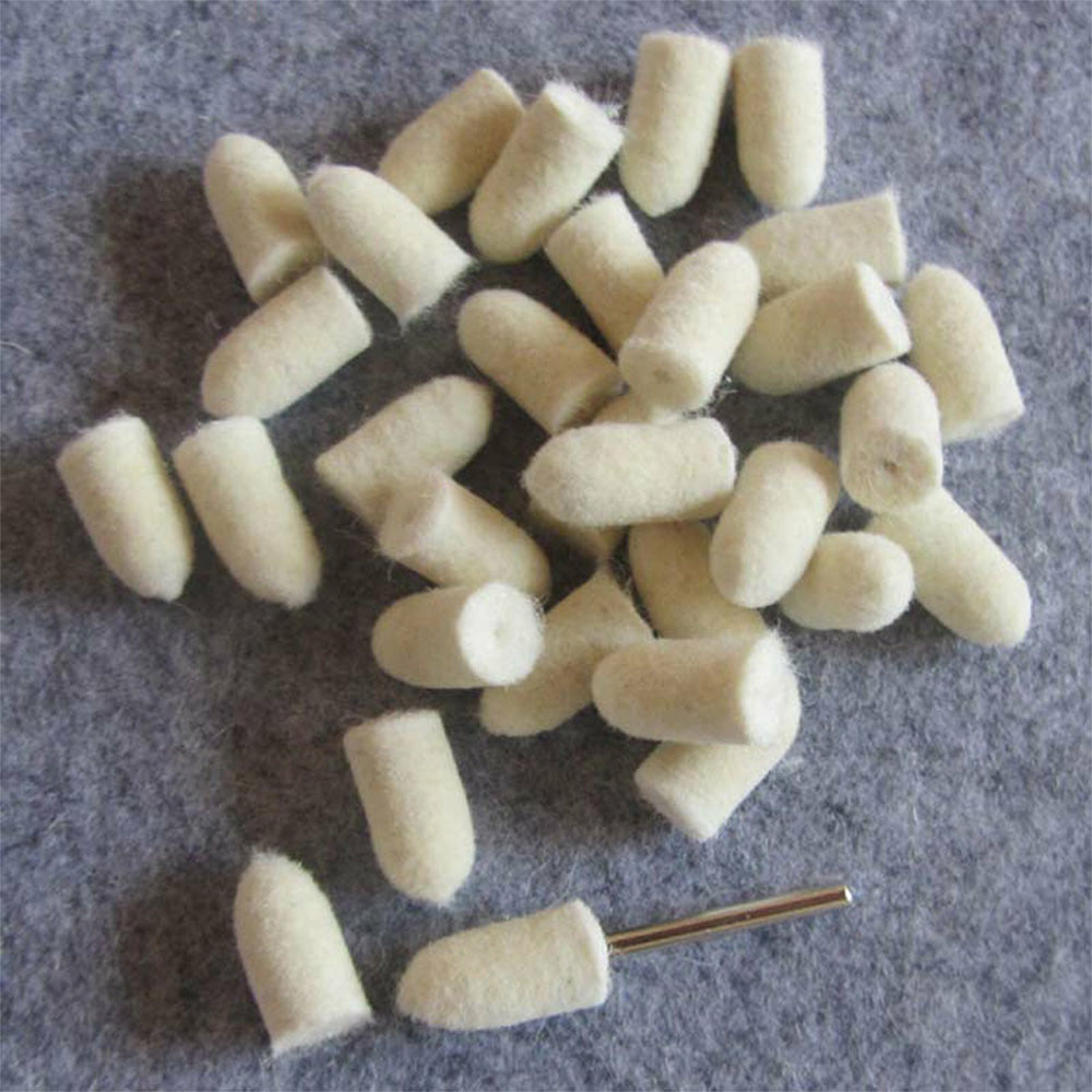 129 Piece Wool Buffing Wheel and Mounted Polishing Point Kit