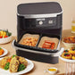 150Pcs Air Fryer Liners for Ninja Foodi Disposable Dual Liners Paper
