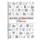 Cleaning Planner Cleaning Schedule and Checklist Organizer Notebook Editable