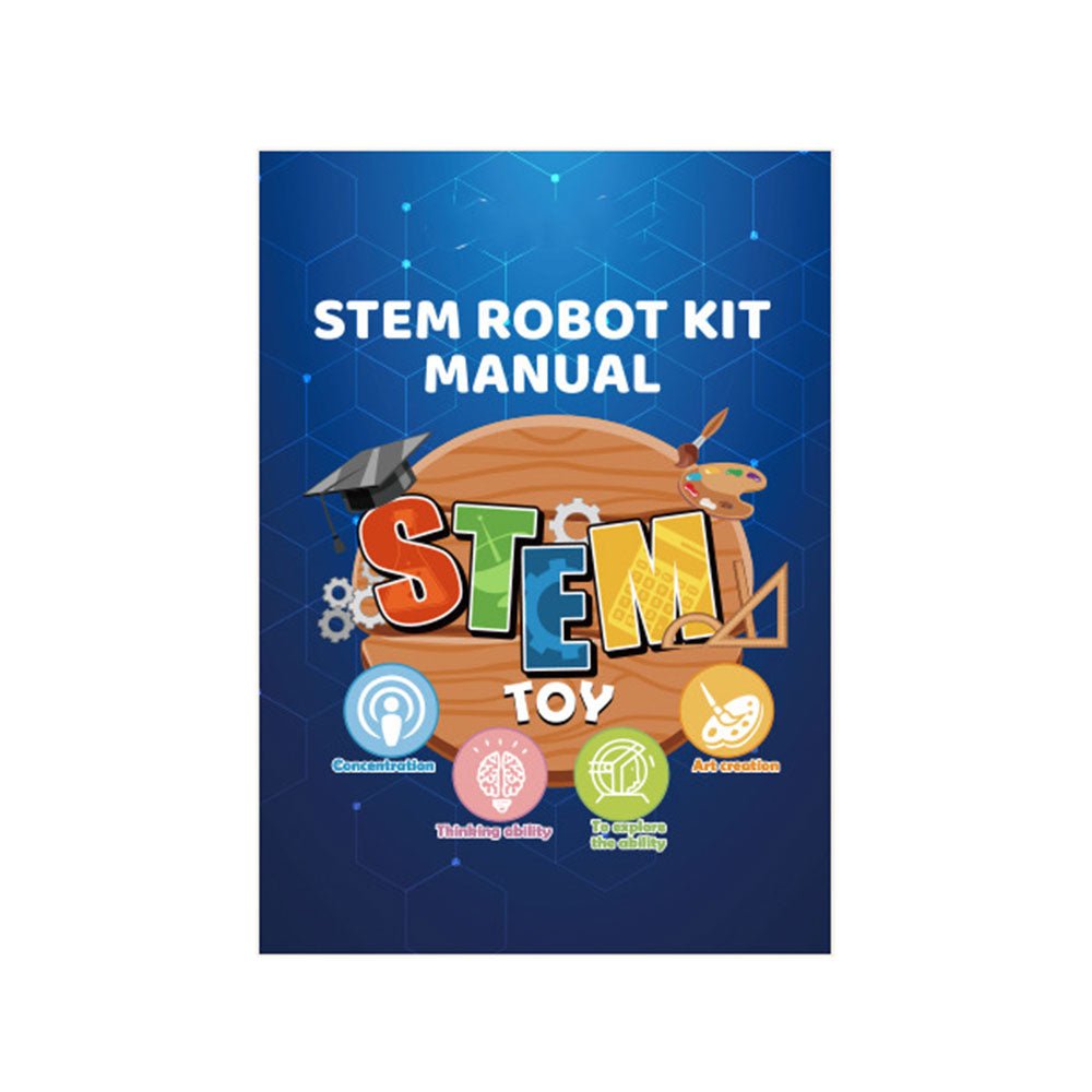 14Pcs STEM Robot Building Kits Engineering Electric Motor Kit for Learning & Fun