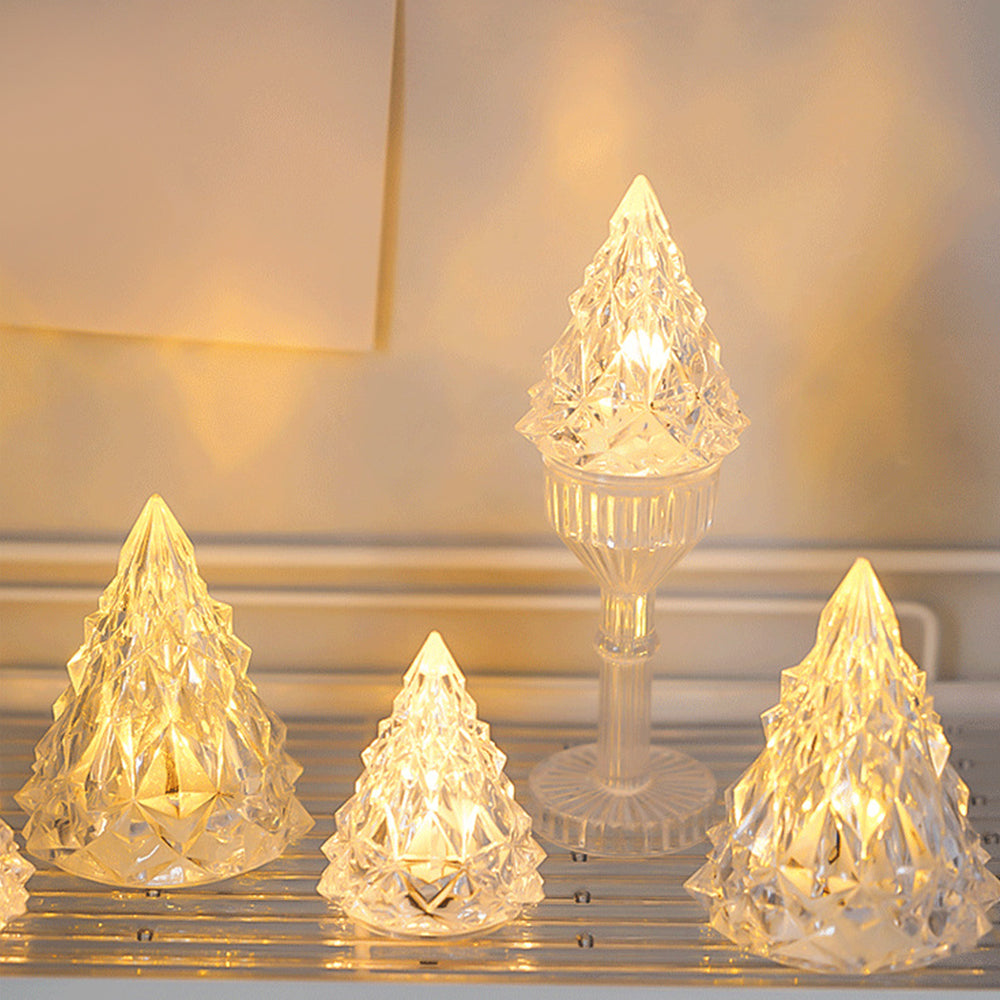 4Pcs Battery Powered Mini Iceberg Bedside Lamp