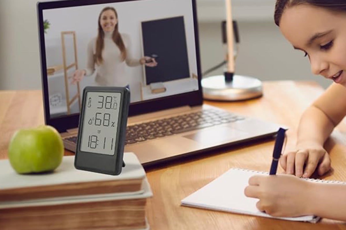 3 in 1 Digital Hygrometer Indoor Room Thermometer and Digital Clock
