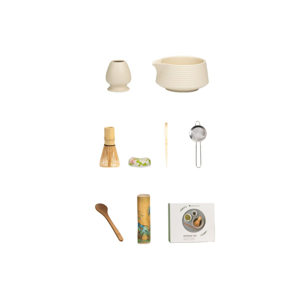 8-Piece Matcha Whisk Set Traditional Japanese Matcha Kit