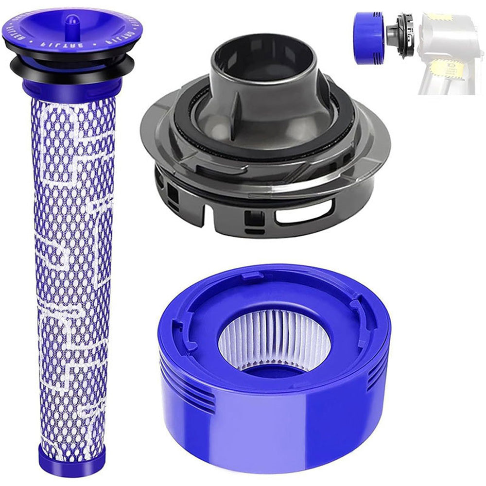 Vacuum Filter Replacement And Motor Back Cover Kit For Dyson V7 V8