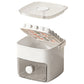 Portable 48 Grids Ice Cube Tray Mould with Lid and Storage Box Scoop Tong Set