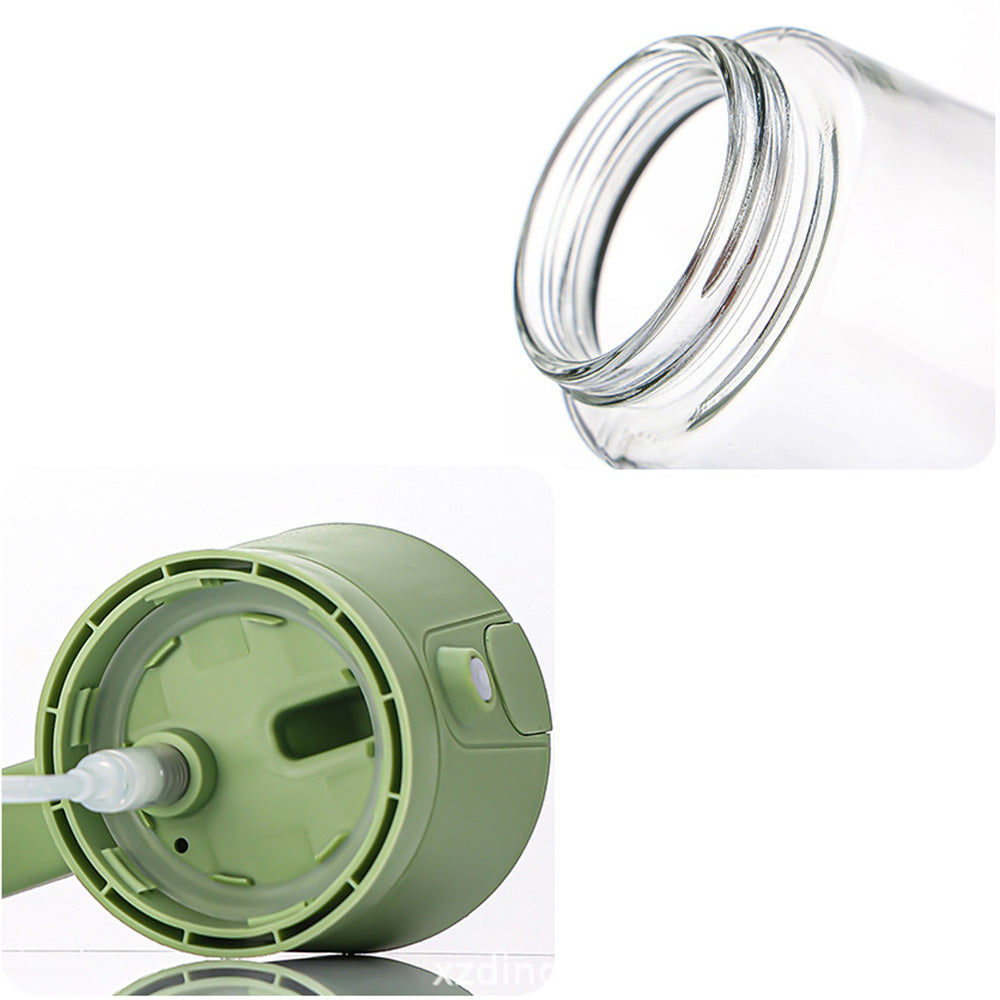 2 in 1 Olive Oil Dispenser with Pouring and Spraying Function 470ml Capacity