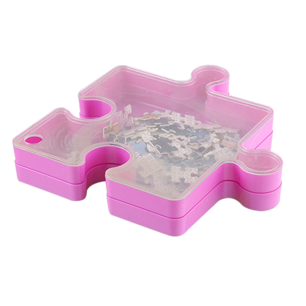 6 Layer Puzzle Storage Organizer Box Stackable Sorting Trays for 1000 Pieces
