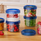 6PCS 500ml Food Storage Containers Microwave and Freezer Safe Reusable Meal Prep Boxes