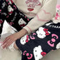 Women's Hello Kitty Inspired Flannel Cartoon Print Pajama Pants