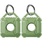 2Pcs TPU Water-Resistant AirTag Protective Cases With Keychain