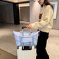 2Pcs Gradient Color Expandable Large-Capacity Travel Foldable Duffle Bag