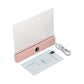 Transparent LED Flat Book Light with Timer for Reading