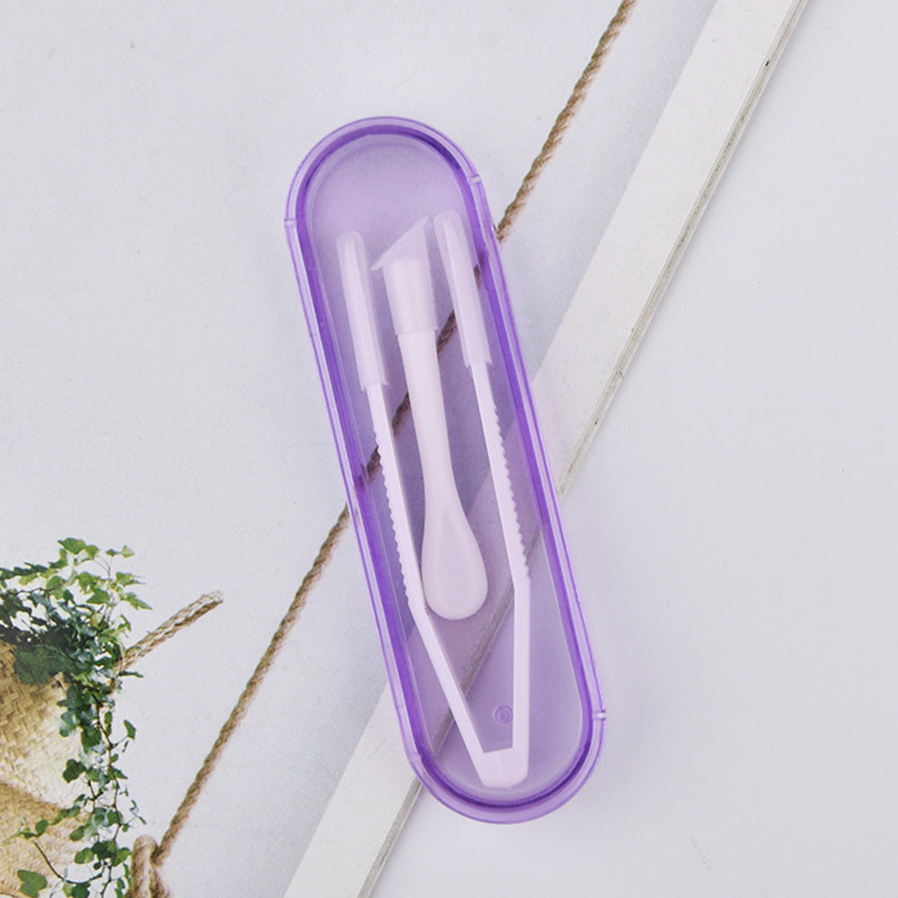 Lens Tool Kit 10 Pack with Tweezers Applicator Remover and Storage Case