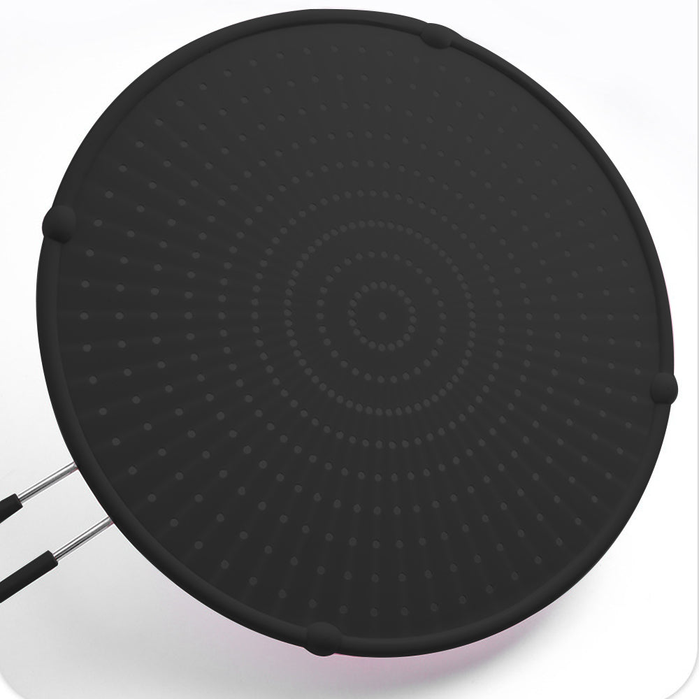 32cm Silicone Splatter Screen Guard Oil Grease Pan Lid for Frying Pan