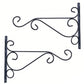 2 Pcs Wall Mounted Plant Hanger Heavy Duty Outdoor Balcony Hanging Basket